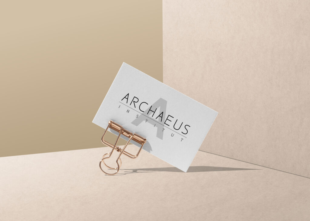 Archeus-Visitenkartenmodell.