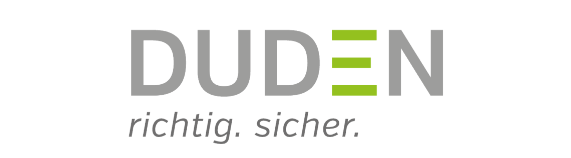 Das Logo für duden ritzing sicher auf grünem Hintergrund. {{brizy_dc_image_alt imageSrc=